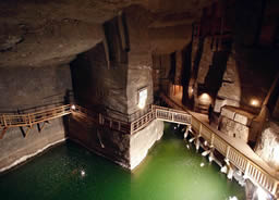 Cámara en el interior de la Mina de Wieliczka